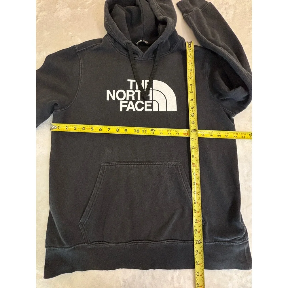 The North‎ Face Mens Black Logo Pullover Hoodie Sweatshirt Size Large NF0A3X9I